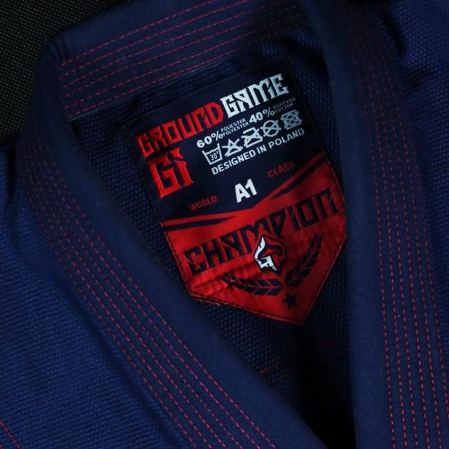 Кимоно для БЖЖ Ground Game Champion 2 - Navy | Фото 4