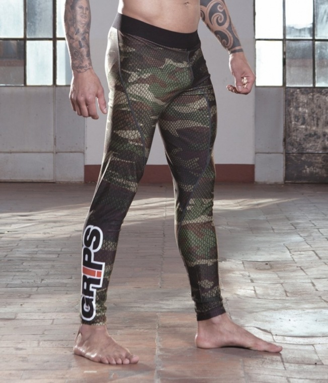 Компрессионные Штаны Grips Snake Camo | Фото 1