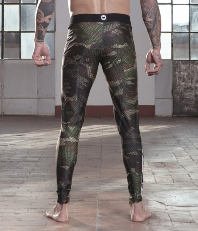 Компрессионные Штаны Grips Snake Camo | Фото 2