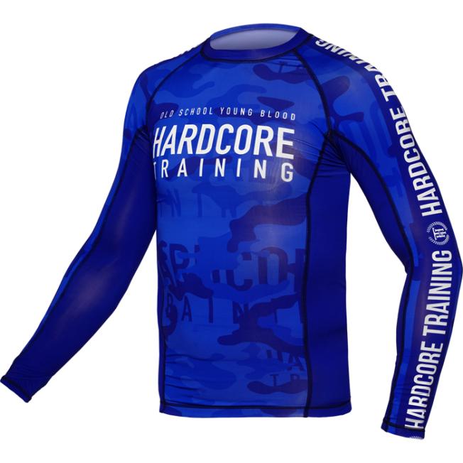 Рашгард Hardcore Training Camo 2.1 LS - Blue | Фото 2