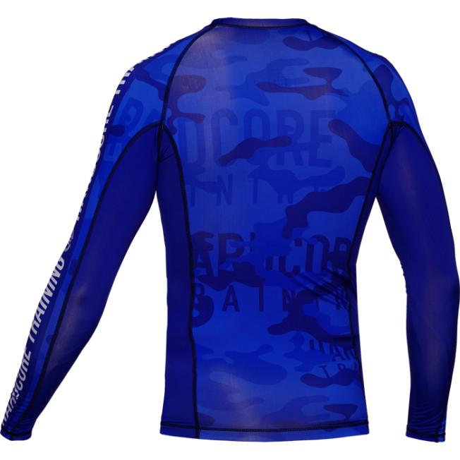 Рашгард Hardcore Training Camo 2.1 LS - Blue | Фото 3