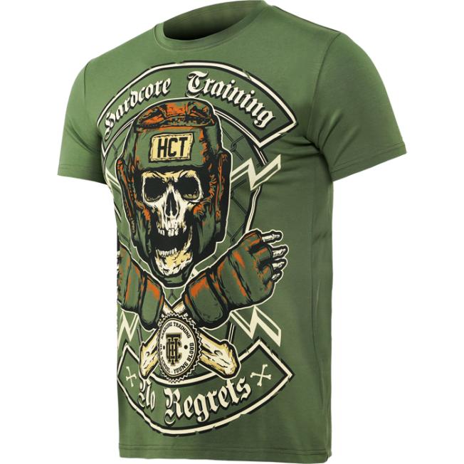 Футболка Hardcore Training No Regrets - Olive | Фото 2