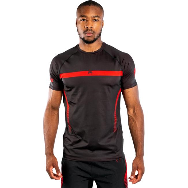 Тренировочная футболка Venum NoGi 3.0 Dry Tech - Black/Red