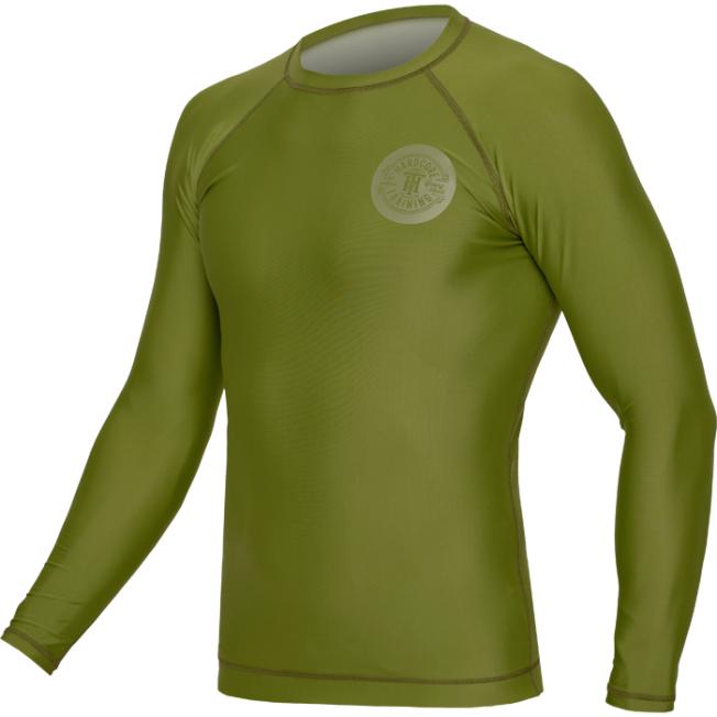 Рашгард Hardcore Training Base LS - Olive | Фото 1