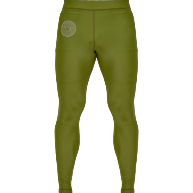 Компрессионные штаны Hardcore Training Base - Olive | Фото 1