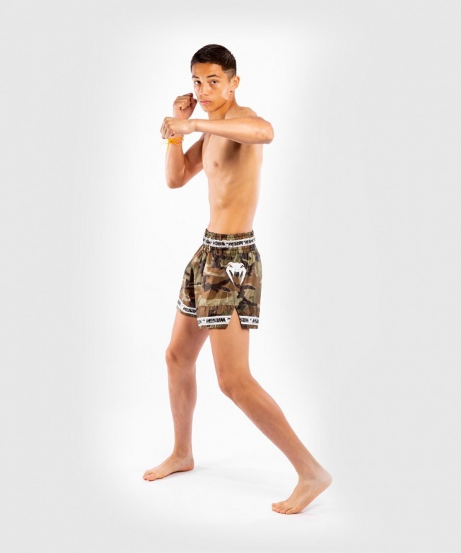 Тайские шорты Venum Parachute - Forest Camo | Фото 1