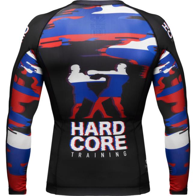 Рашгард Hardcore Training Glitch Art RU LS | Фото 1