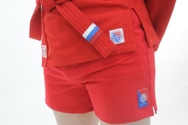 Детская куртка для самбо Крепыш Я Атака ВФС - Красная | Фото 6