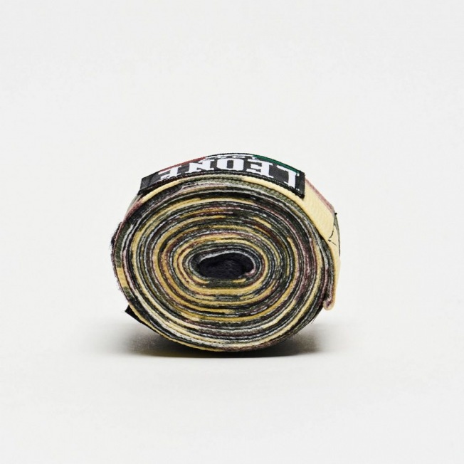 Боксерские бинты Leone AB705 - Green Camo (4.5m) | Фото 3