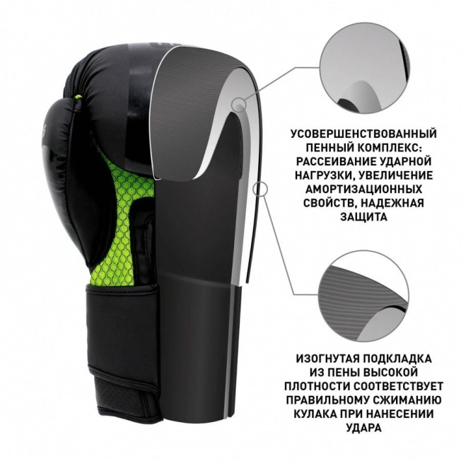 Перчатки боксерские BoyBo B-Series (BBG400) - Синий | Фото 4