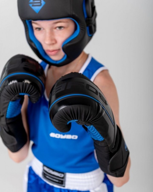 Перчатки боксерские BoyBo B-Series (BBG400) - Синий | Фото 8