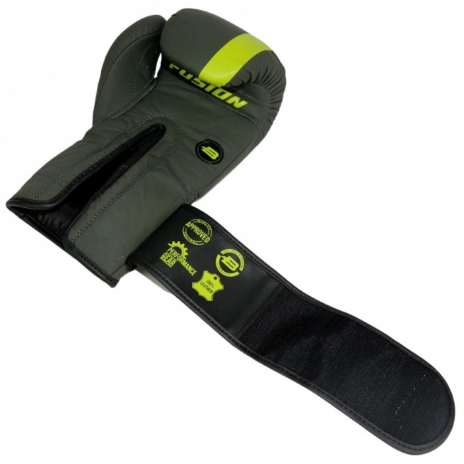 Перчатки боксерские BoyBo Fusion (BG-092) - Серо Зелёный | Фото 2
