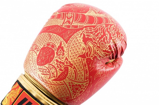 Боксерские перчатки UFC PRO Thai Naga - Red | Фото 11