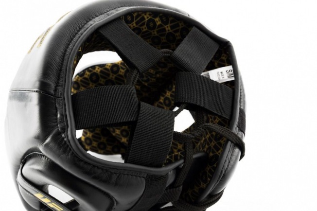 Боксерский шлем премиальный с защитой скул UFC - Black | Фото 12