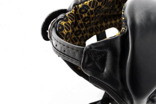 Боксерский шлем премиальный с защитой скул UFC - Black | Фото 14