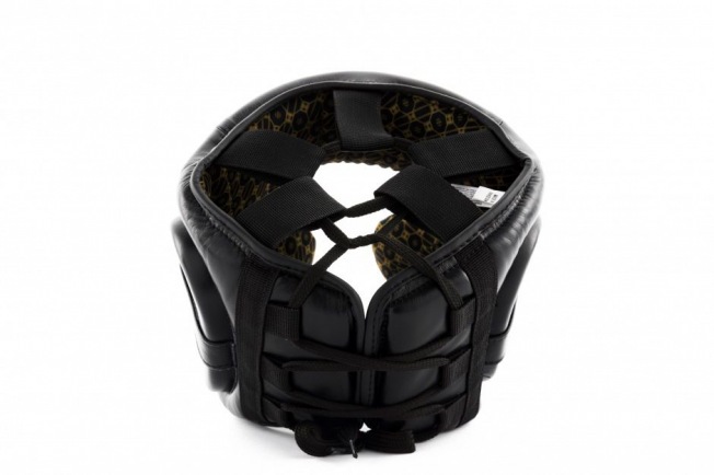 Боксерский шлем премиальный с защитой скул UFC - Black | Фото 5