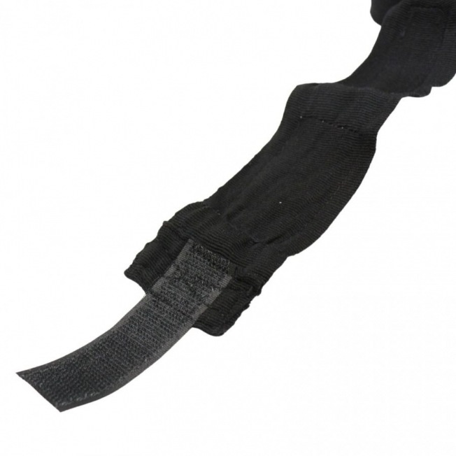 Бинты боксерские BoyBo хлопок/эластан - Черный (3.5m) | Фото 2