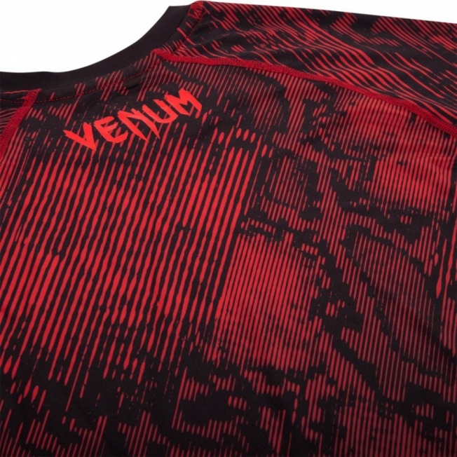 Рашгард Venum Fusion Long Sleeves - Black/Red | Фото 10