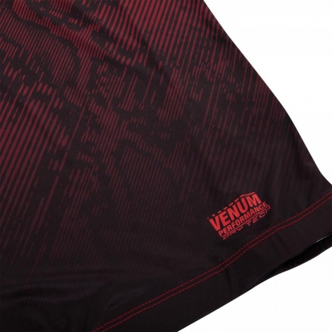Рашгард Venum Fusion Long Sleeves - Black/Red | Фото 8