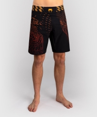 Шорты для единоборств Venum Quetzal Fury - Black/Fury Red/Tangerine