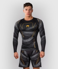 Рашгард Venum Matupa LS - Black/Grey/Gold