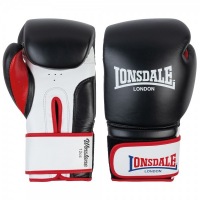 Боксерские перчатки Lonsdale Winestone - Black/White/Red