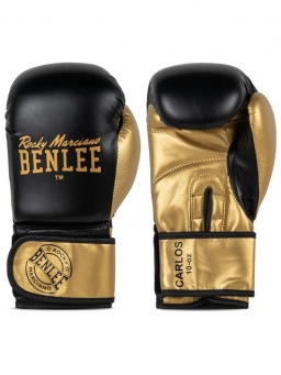 Боксерские перчатки Benlee Carlos - Black/Gold