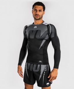 Рашгард Venum Adrenaline LS - Black/Silver Grey