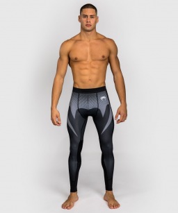 Компрессионные штаны Venum No Gi - Black/Silver Grey