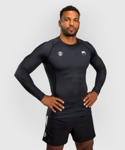 Рашгард Venum x Roger Gracie LS - Black