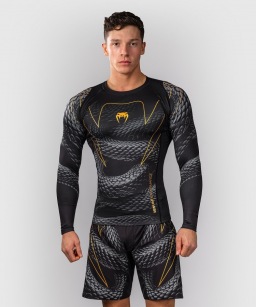 Рашгард Venum Matupa LS - Black/Grey/Gold