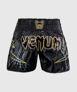 Тайские шорты Venum Matupa - Black/Grey/Gold