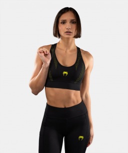 Спортивный топ женский Venum Lazer - Black/Yellow