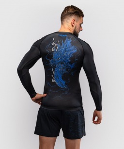 Рашгард Venum Thunder Dragon LS - Black/Royal Blue