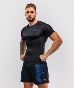 Рашгард Venum Thunder Dragon SS - Black/Royal Blue