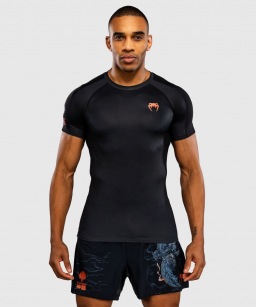 Рашгард Venum Thunder Dragon SS - Black/Grey/Copper