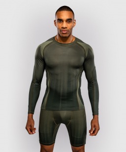 Рашгард Venum Stealth LS - Khaki/Dark Green