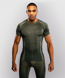Рашгард Venum Stealth SS - Khaki/Dark Green