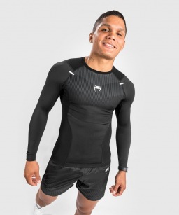 Рашгард Venum Biomecha LS - Black/Grey