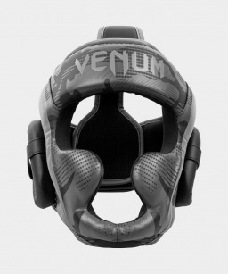 Боксерский шлем Venum Elite - Black/Dark camo