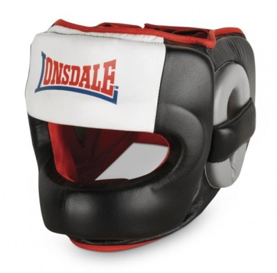 Шлем боксерский с бампером Lonsdale Haigh - Black