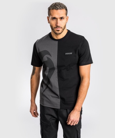 Футболка Venum Giant Split - Black/Grey