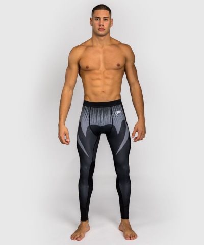 Компрессионные штаны Venum No Gi - Black/Silver Grey