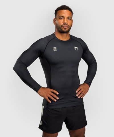 Рашгард Venum x Roger Gracie LS - Black