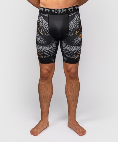 Компрессионные шорты Venum Matupa - Black/Grey/Gold