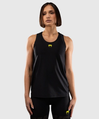 Женская тренировочная майка Venum Lazer - Black/Yellow