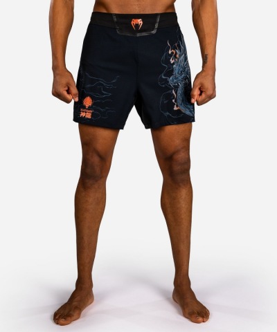 Шорты для единоборств Venum Thunder Dragon - Black/Grey/Copper
