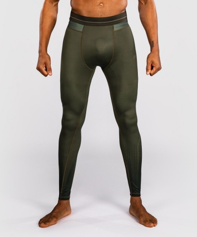 Компрессионные штаны Venum Stealth - Khaki/Dark Green