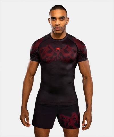 Рашгард Venum Spectre SS - Black/Red