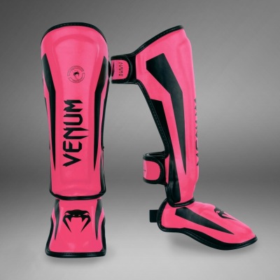 Шингарды детские Venum Elite - Neo Pink